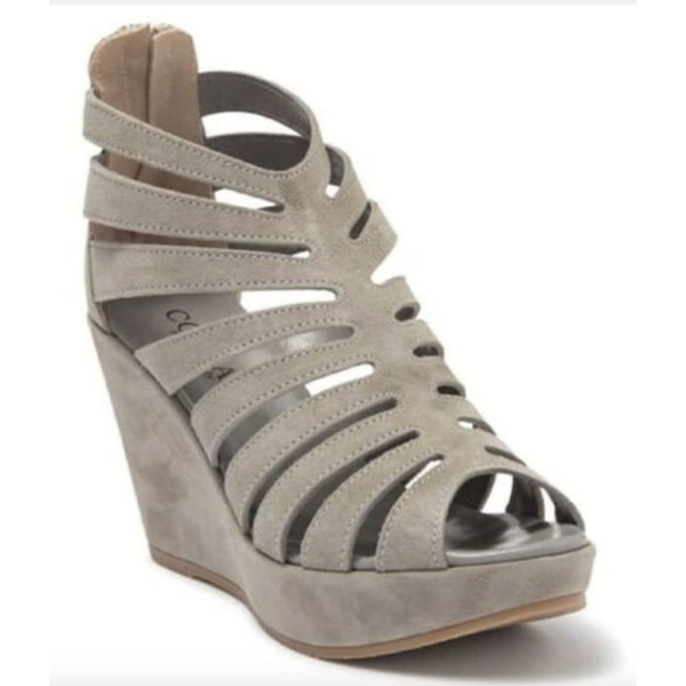 Stylish Cordani Electra Strappy Wedge Heels Size 7.5
